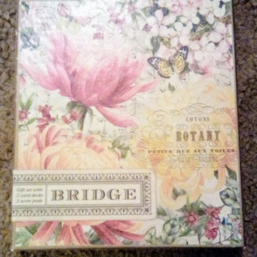 Retro bridge set, original packaging, never used